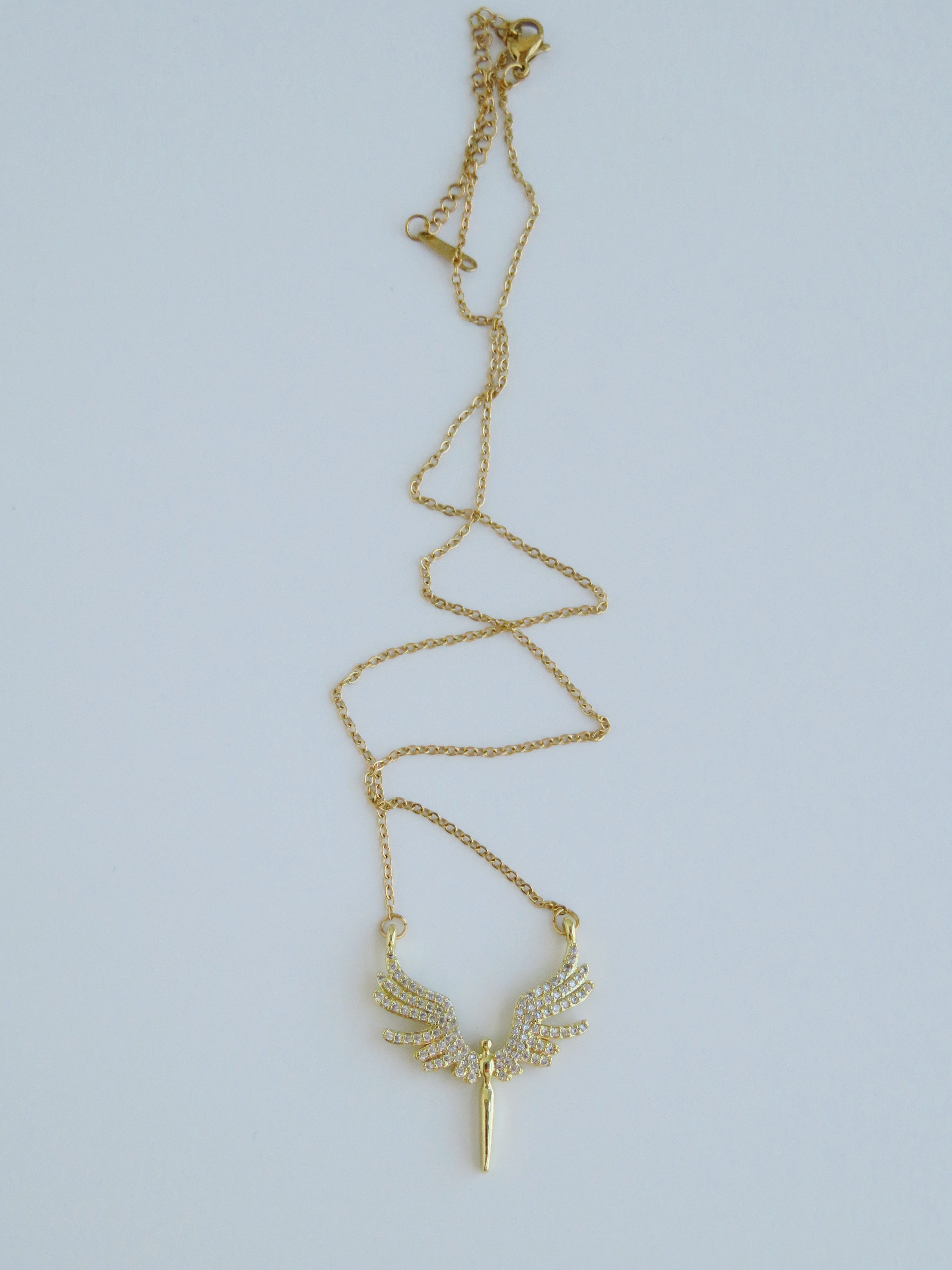 Divine Guidance Angel Wing Necklace