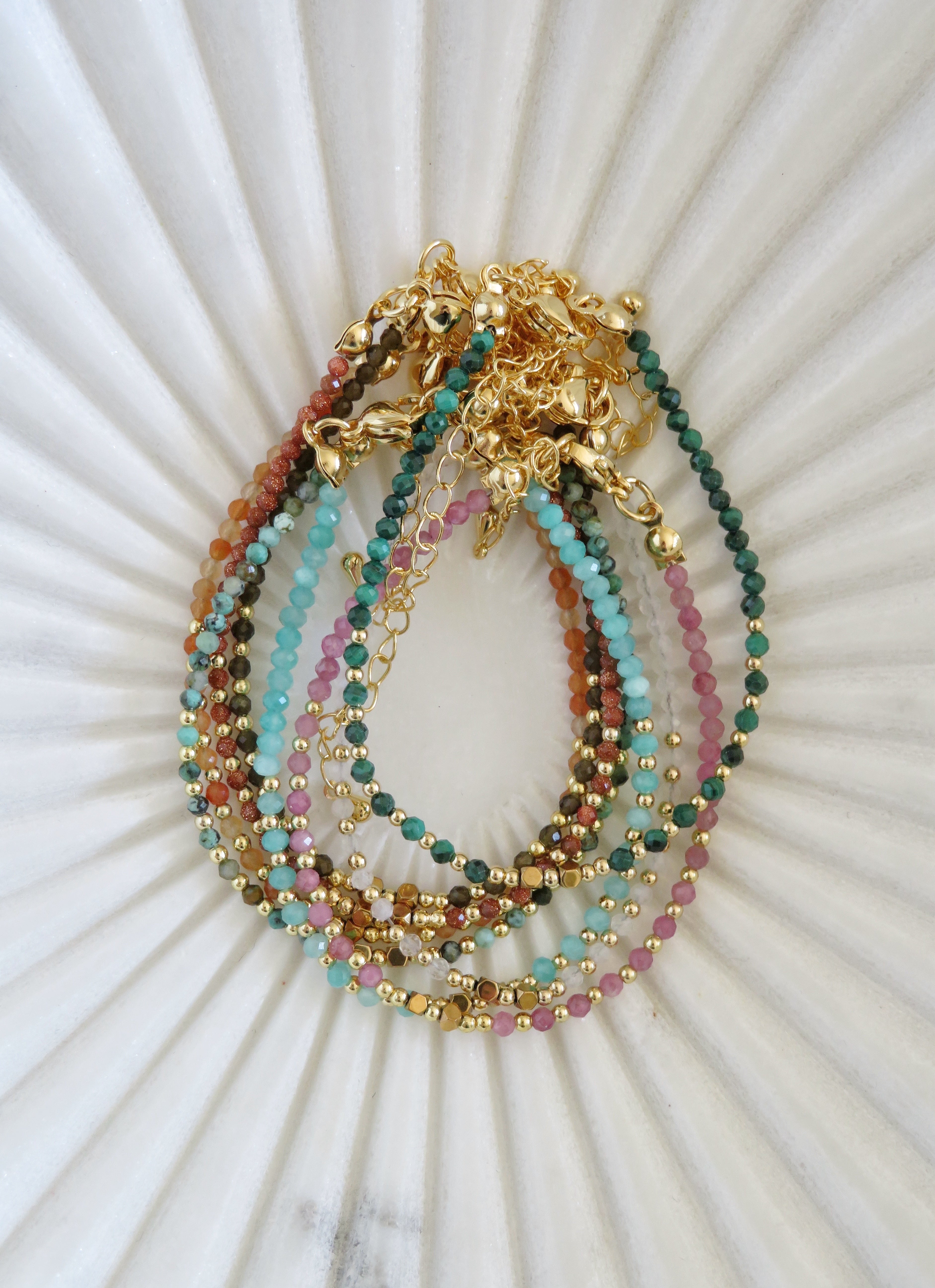 Crystal Beaded Bracelets