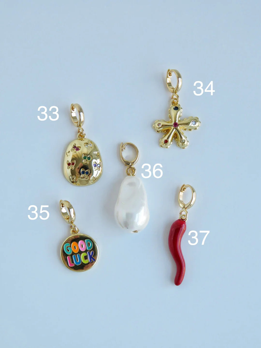 Symbolic Clip Charm  - Charms with Hinged Clasp