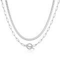 Double Layered Toggle Necklace