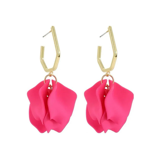 Rose Petal Earrings