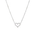 Petite Diamond Heart Necklace