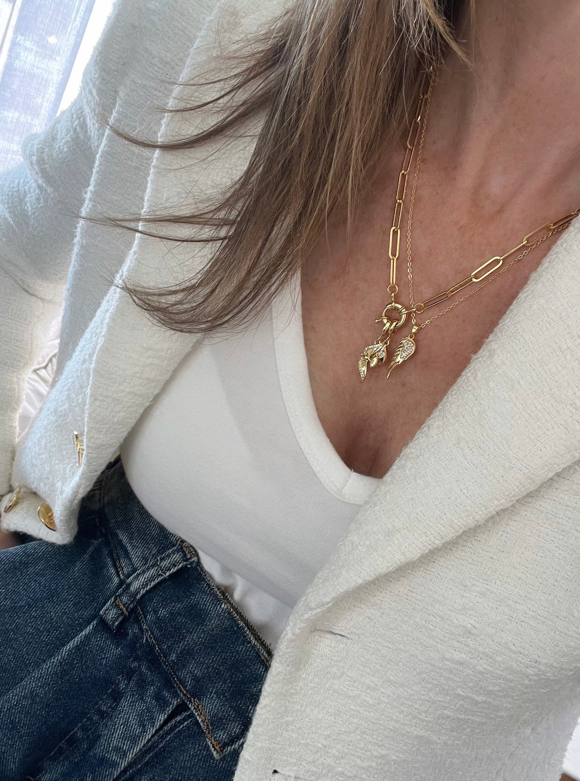 Paperclip Sailors Clasp Necklaces - Add Clip Charms