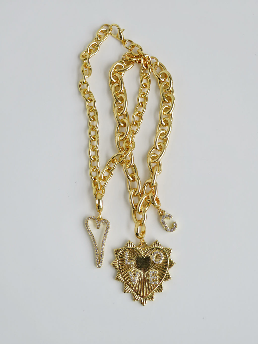Embrace LOVE Within -  Heart Pendants