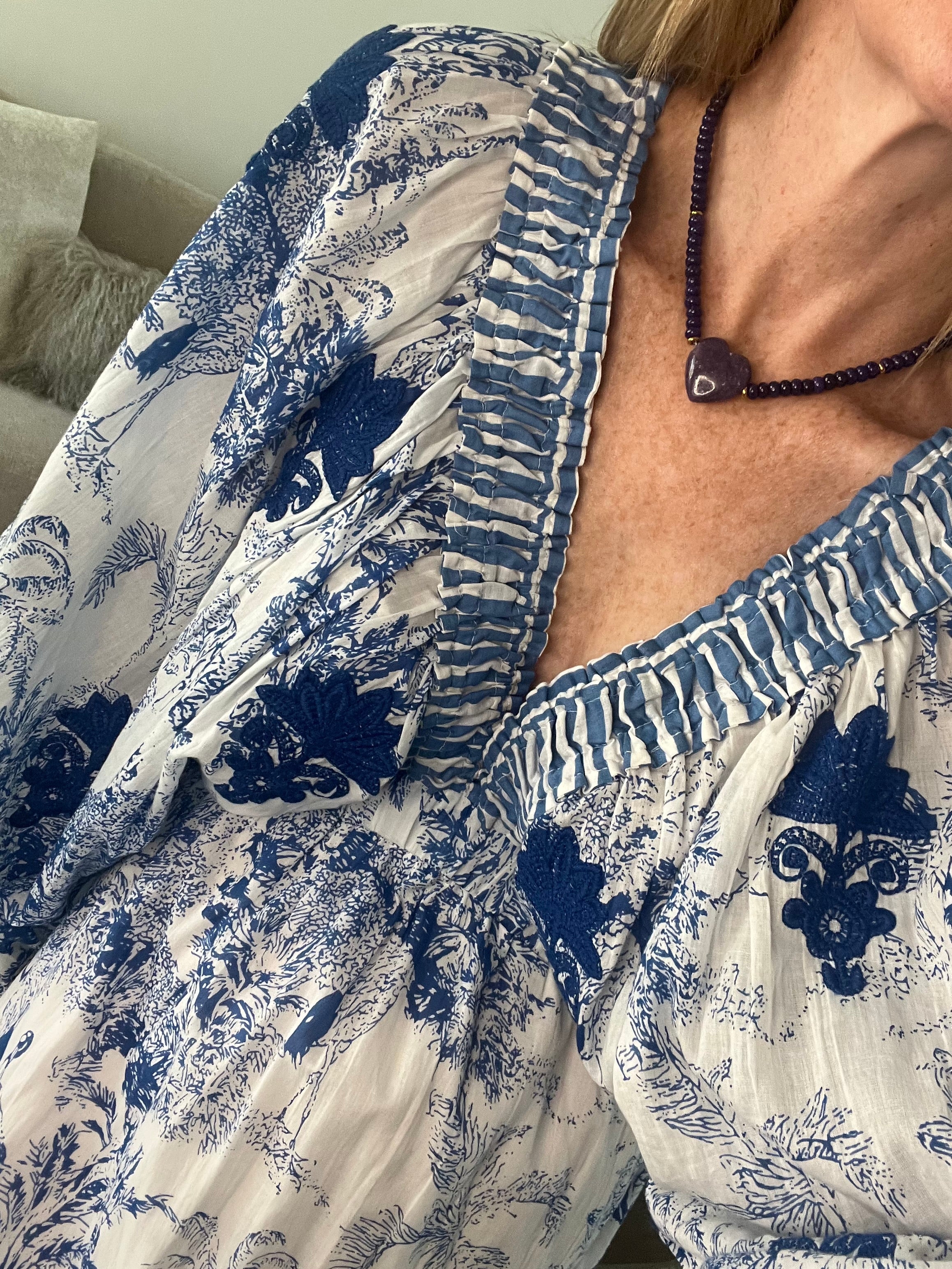 Sag Harbor Beaded Heart Necklace