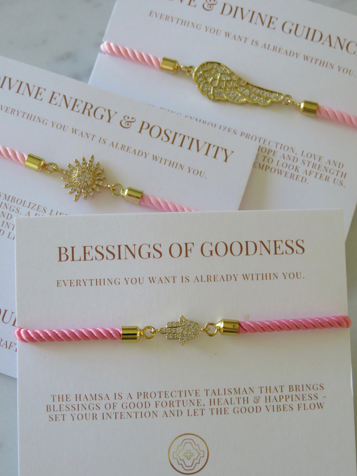 Pink Cord Bracelet