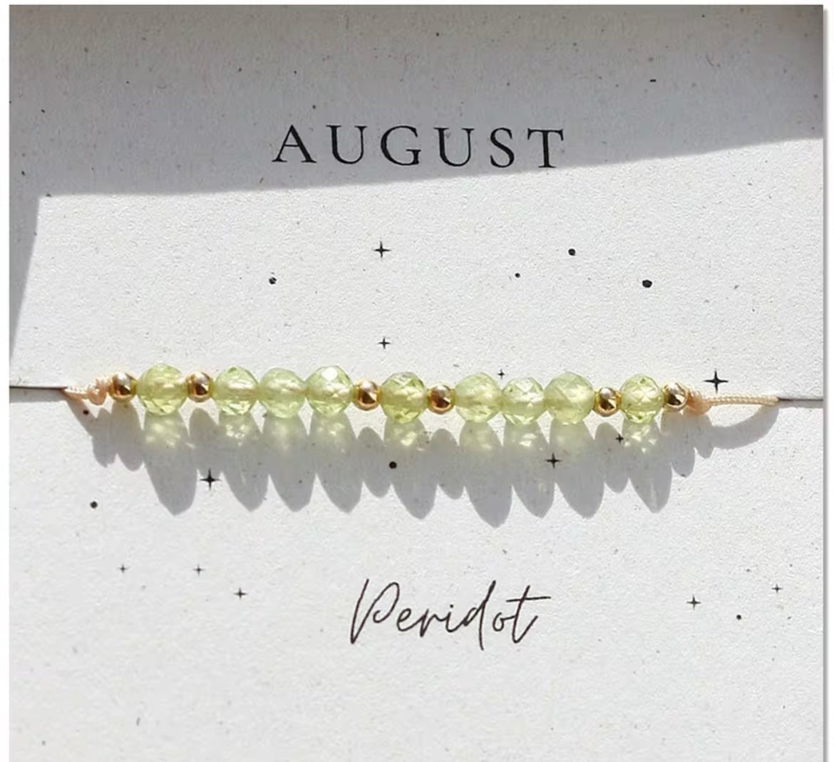 Crystal Birthstone Bracelet