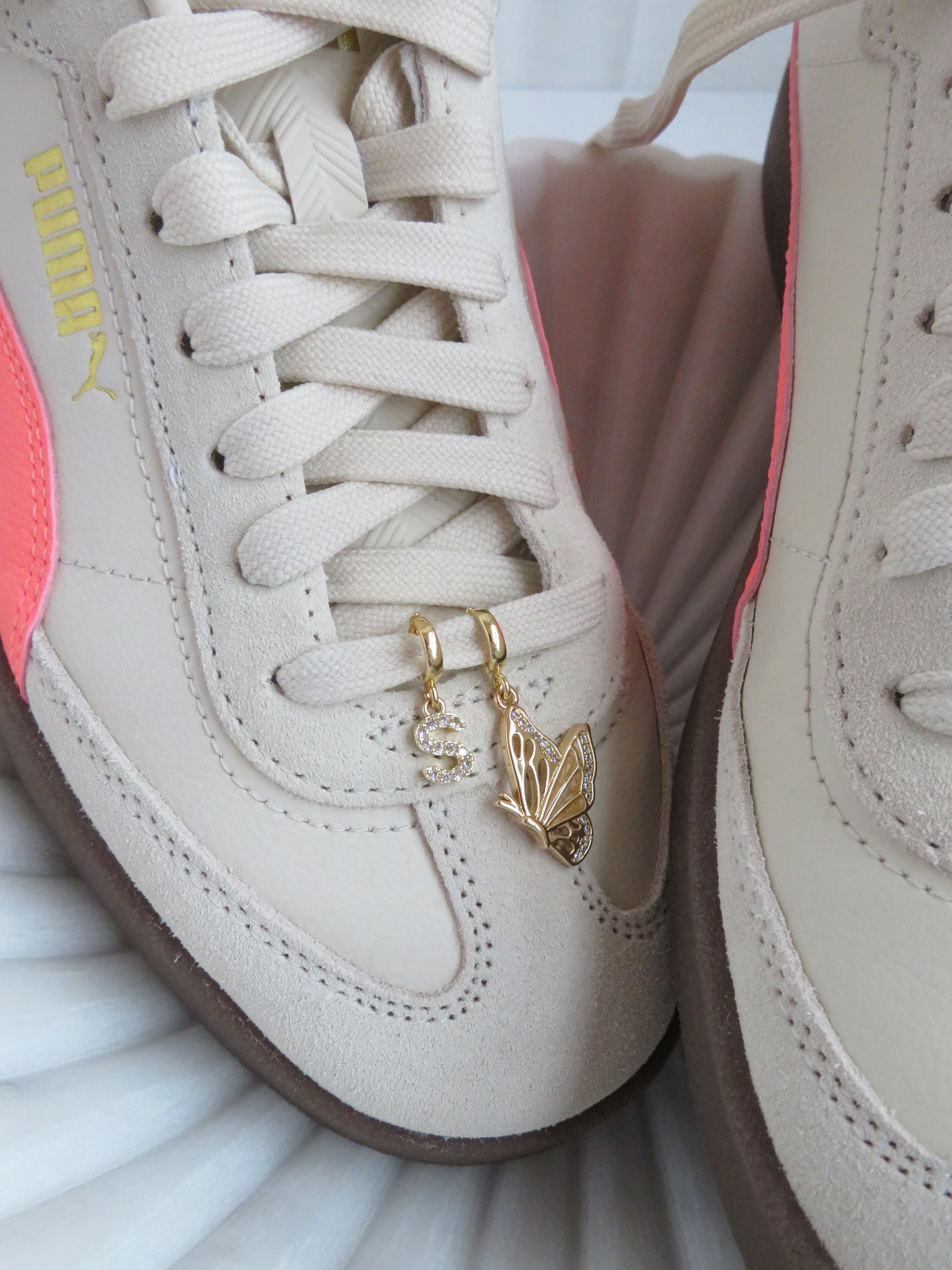 Free Spirit - Enamel Butterfly Charms with Hinged Clasp