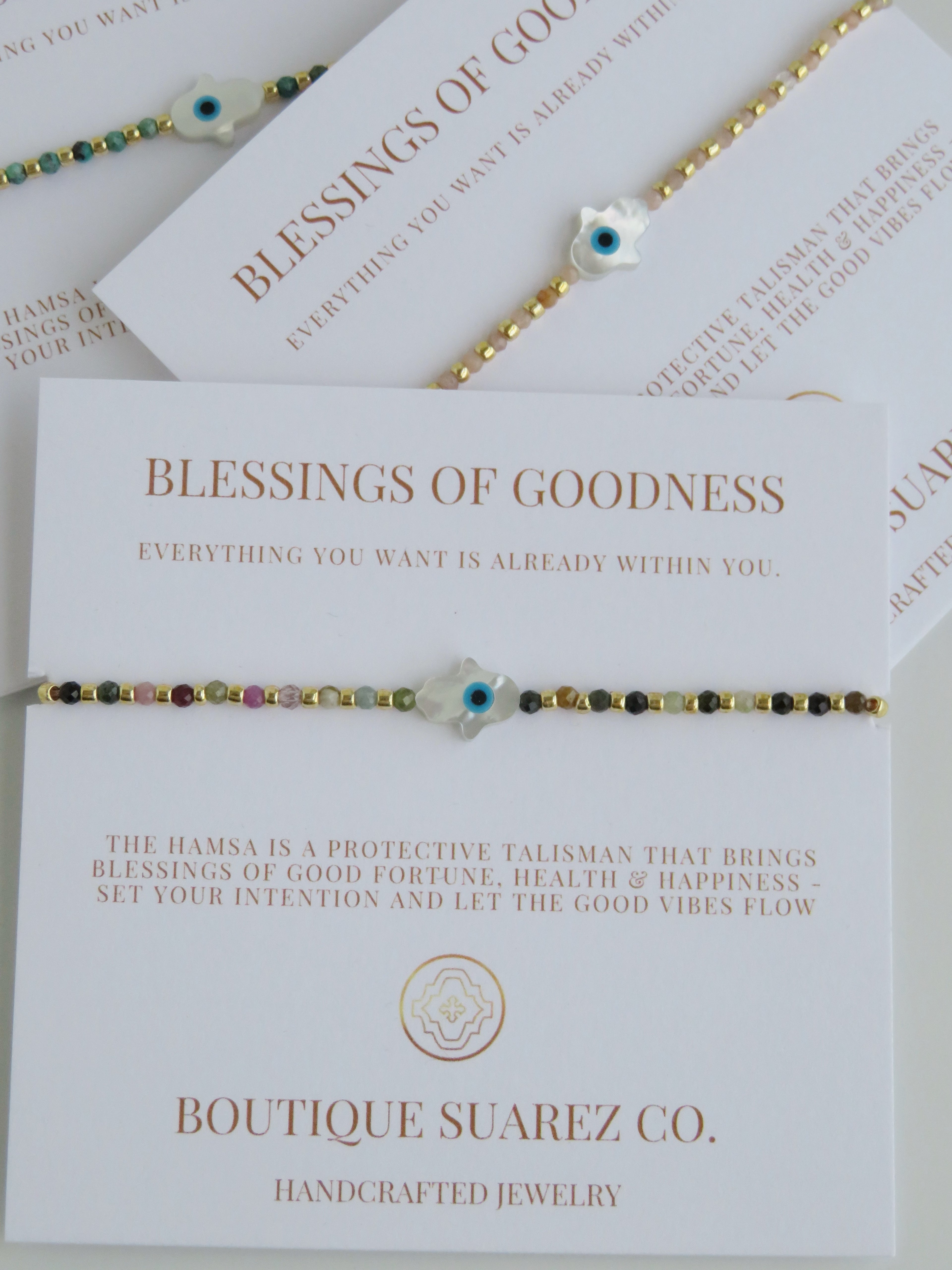 Pearl Hamsa Bracelet