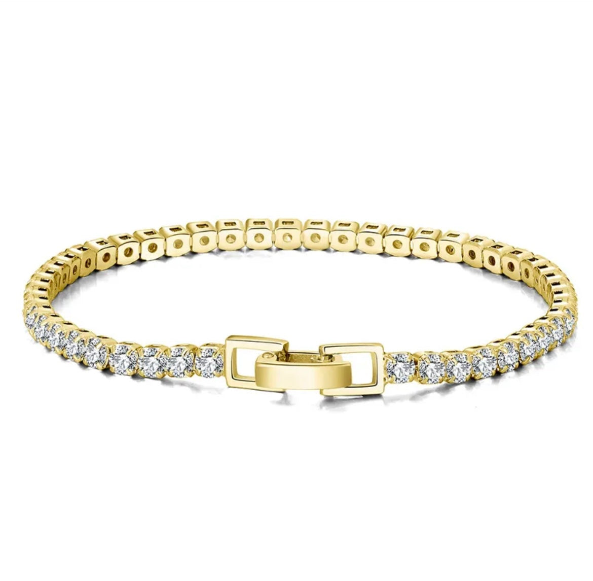 Diamond Tennis Bracelet - clasp