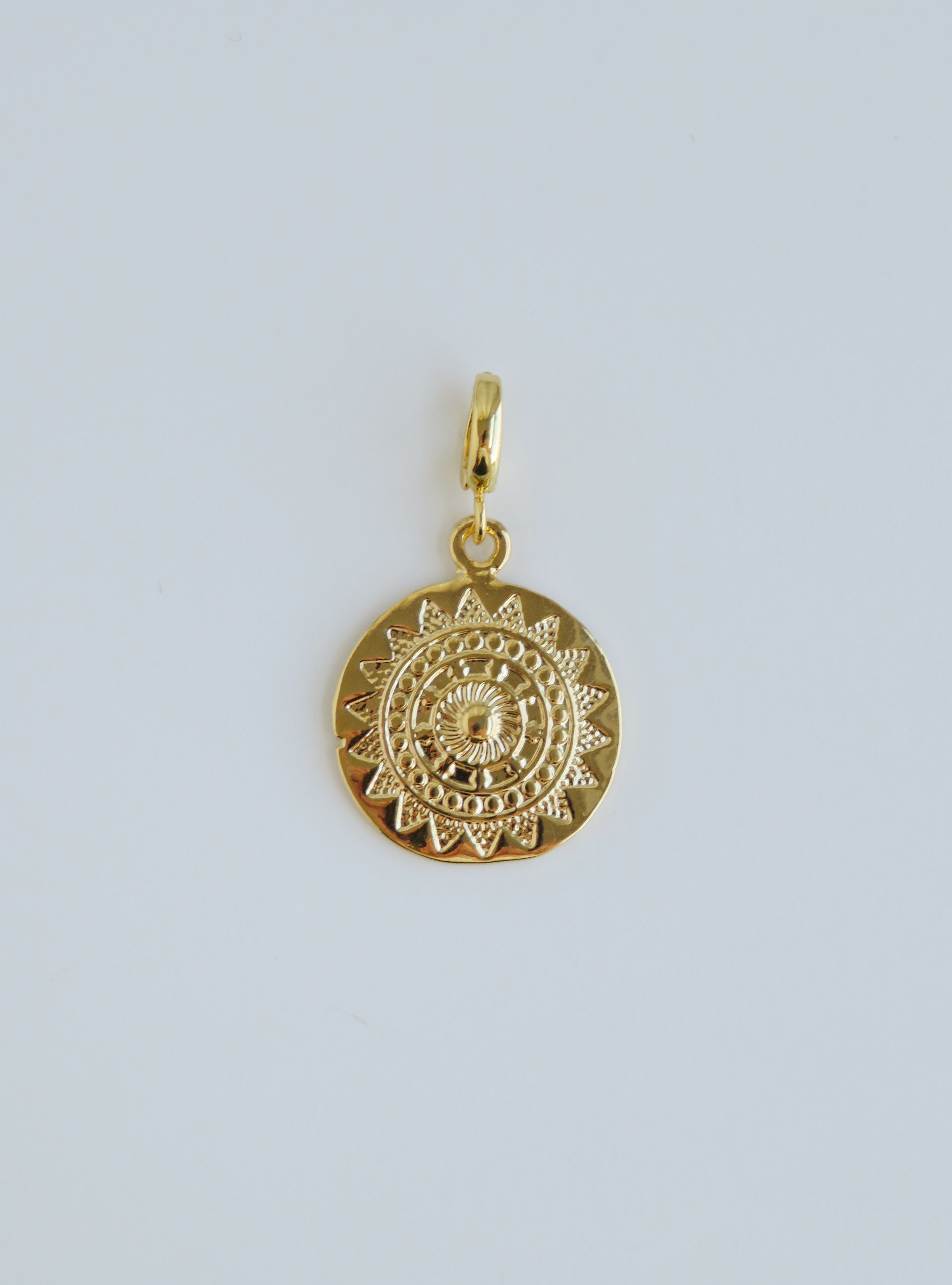 Golden Charms with Hinged Clasp