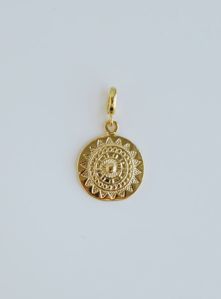 Golden Charms with Hinged Clasp