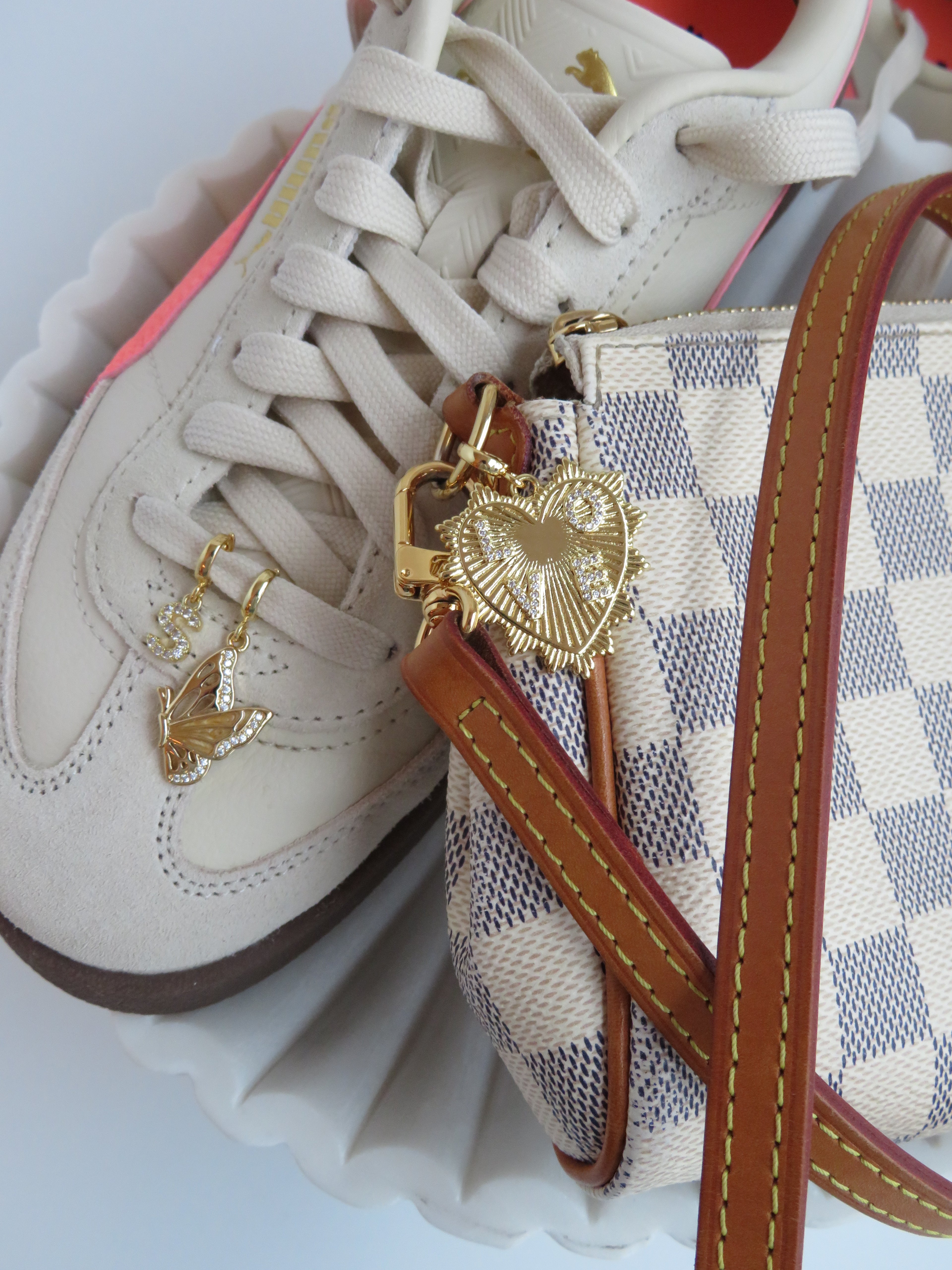 Free Spirit - Enamel Butterfly Charms with Hinged Clasp