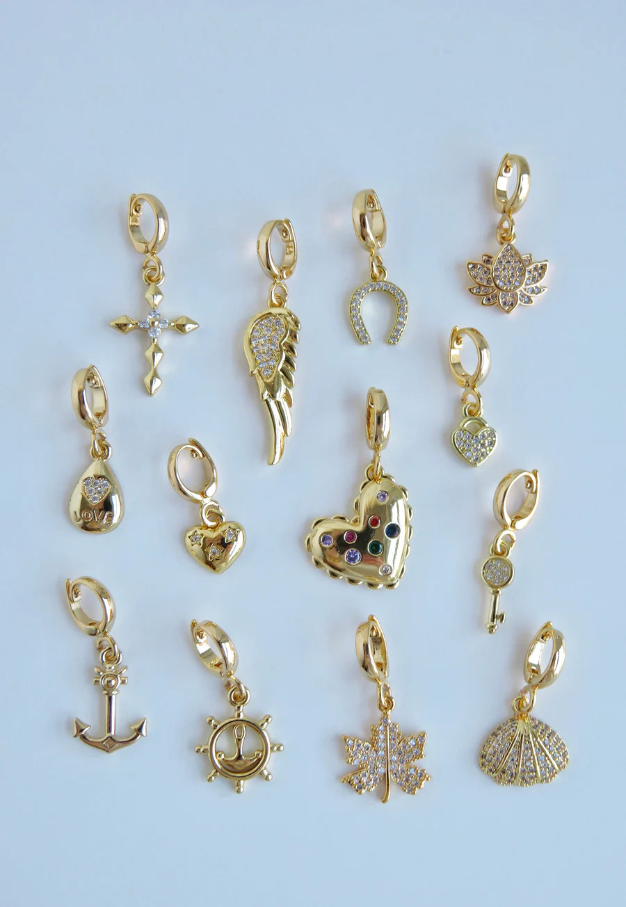 Symbolic Clip Charm  - Charms with Hinged Clasp