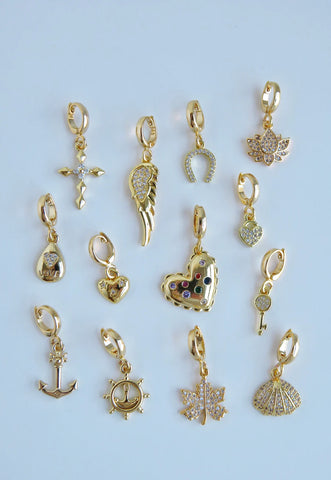 Symbolic Clip Charm  - Charms with Hinged Clasp