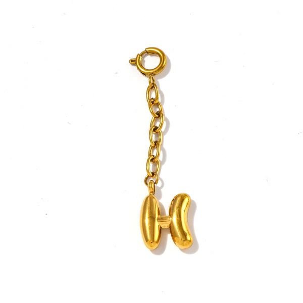 Unique Souls - Bubble Letter Bikini Charms Hinged Clip Clasp - Made for the Water