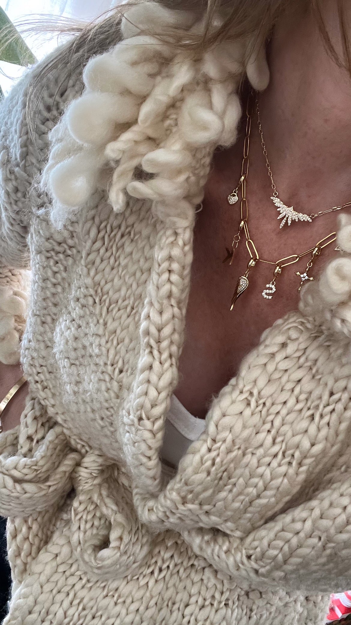 Paperclip Charm Bar Necklace - 18”, 24”, 28”