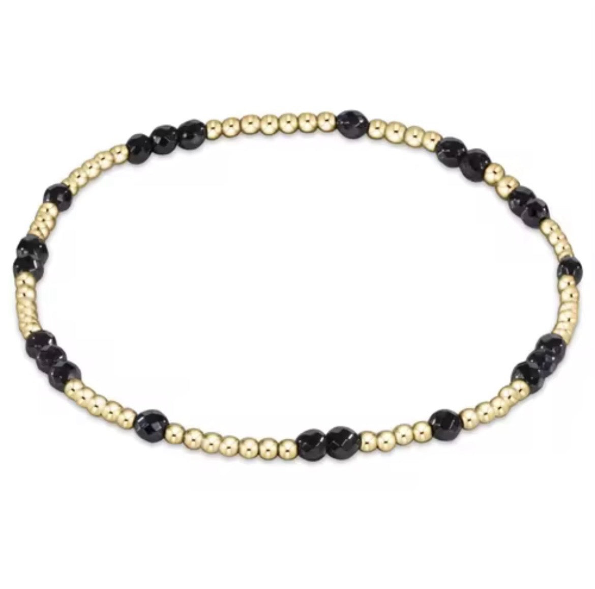 Gold Beaded Crystal Waterproof Non-Tarnish Bracelets