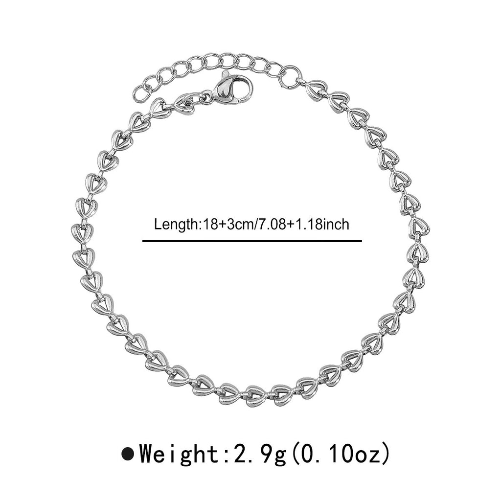 Mixed Metal Diamond Bracelet Stack