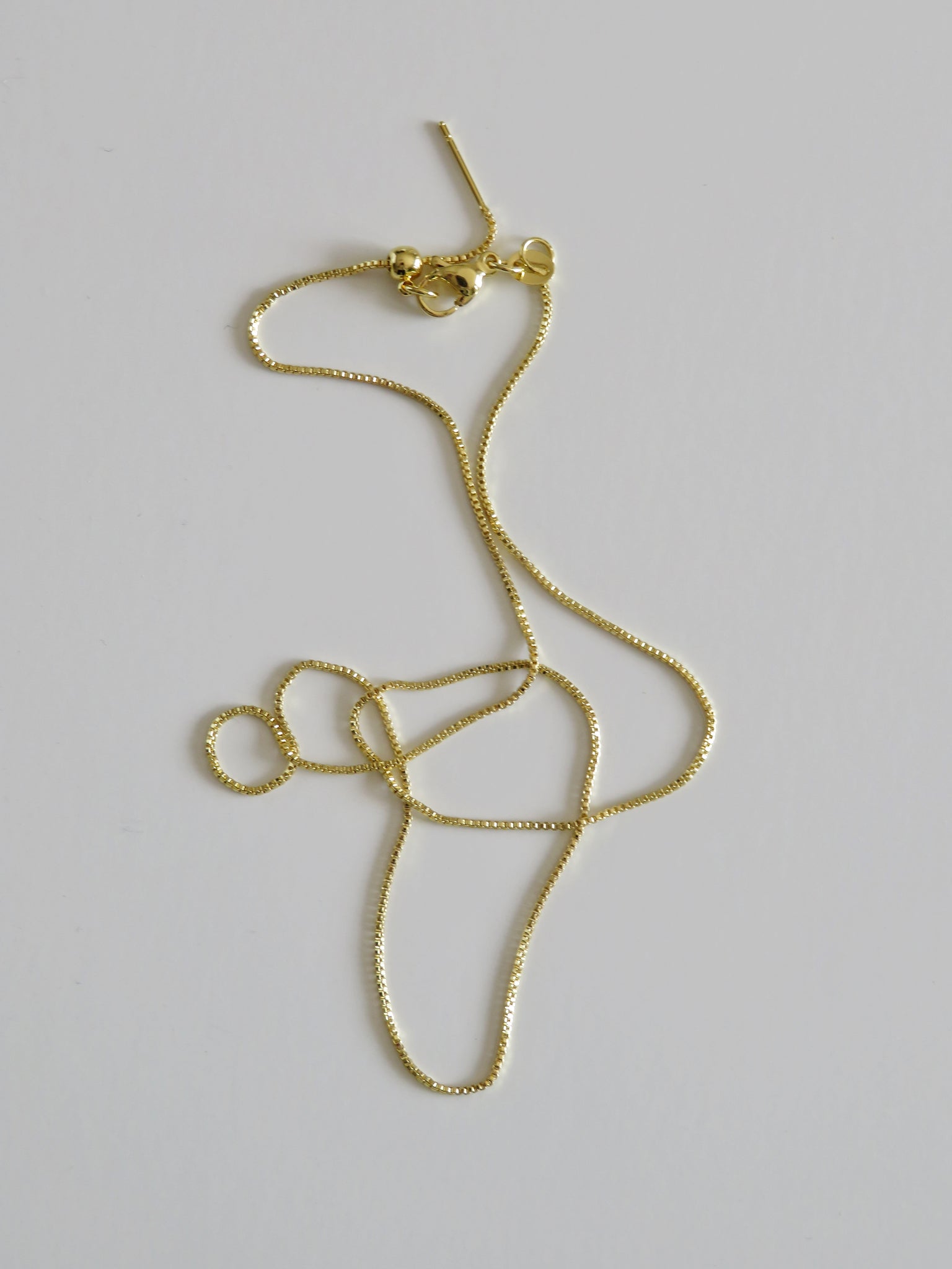 Sabrina - Adjustable Box Chain Necklace