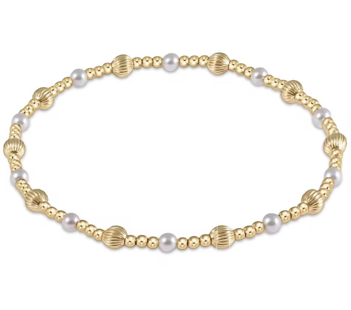 Elegant Luxe Beaded Waterproof Non-Tarnish Bracelets