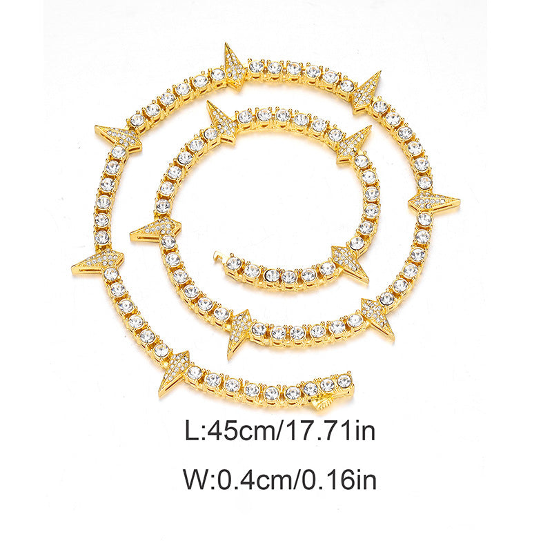 Diamond Spike Necklace