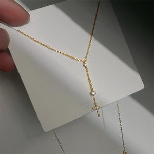 Holy Cross Necklace - Sterling Silver