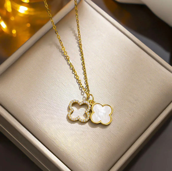 Double Clover Necklace