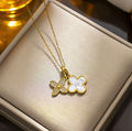 Clover Flower Necklace - Love. Luck. Hope & Faith