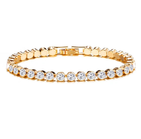 Dainty Diamond Tennis Bracelet