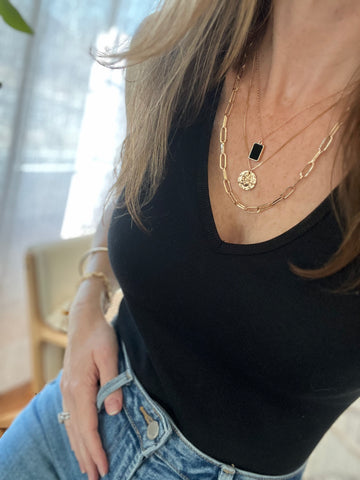 Layered Pendant Necklace