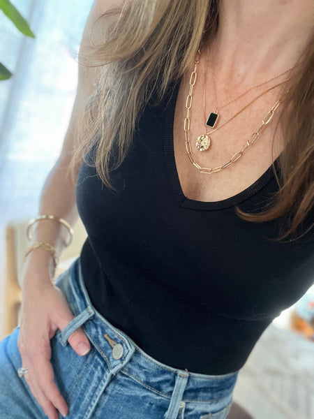 Layered Heart Necklace