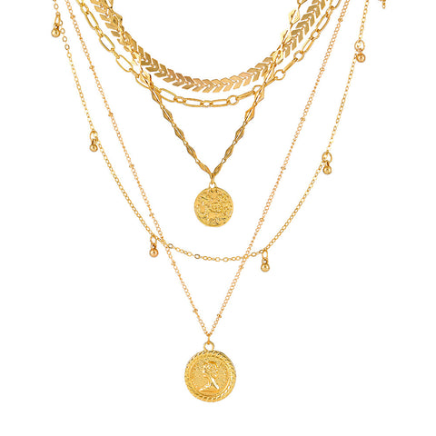 Five Layered Goddess Necklace