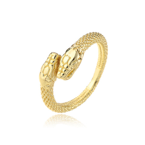 Double Headed Serpent Ring