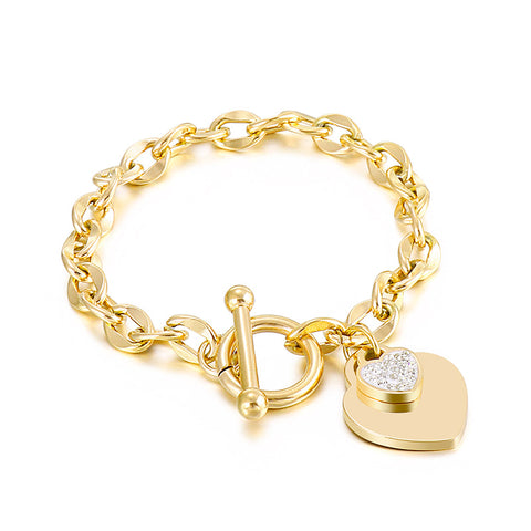 Double Heart Bracelet