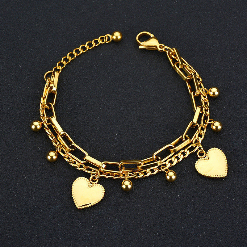 Heart Dangler Bracelet