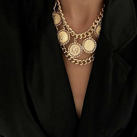 Chunky Coin Necklace